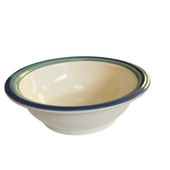 Pfaltzgraff Blue and Green 9" Serving Bowl - Made in USA, Ceramic, Pottery - Picture 2 of 8